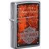Зажигалка ZIPPO Harley-Davidson® с покрытием Street Chrome™, латунь/сталь, серебристая, 38x13x57 мм № 49658