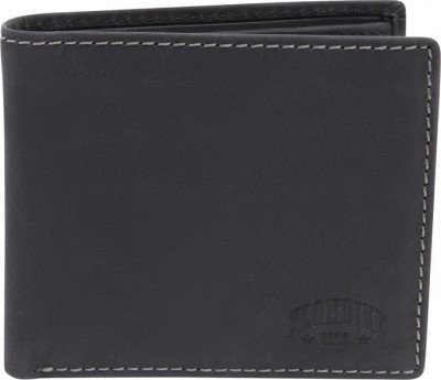 Бумажник KLONDIKE Yukon, натуральная кожа черный KD1113-01