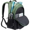 Рюкзак TORBER CLASS X, черно-зеленый, 45 x 30 x 18 см, T2743-22-GRN-BLK