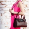 Женская сумка Bloy Burgundy/Black натуральная кожа