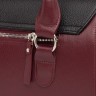 Женская сумка Bloy Burgundy/Black натуральная кожа
