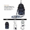 Рюкзак школьный с наполнением GROOC 14-058 + мешок для обуви + сумка-трансформер