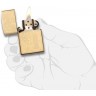 Зажигалка ZIPPO Venetian® с покрытием High Polish Brass, латунь/сталь, золотистая, 38x13x57 мм