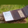 Бумажник KLONDIKE DIGGER «Cade», натуральная кожа в темно-коричном цвете, KD1043-03