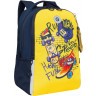 Рюкзак школьный GRIZZLY RB-451-7/2 тёмно-синий - желтый