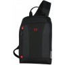 Рюкзак WENGER с одним плечевым ремнем, черный, 22,5x7x35,5 см, 6 л, 604606