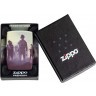 Зажигалка ZIPPO Zombie Design с покрытием 540 Matte, латунь/сталь, белая, матовая, 38x13x57 мм