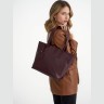 Женская кожаная сумка Megan Burgundy