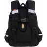 Рюкзак школьный GRIZZLY RAz-587-15/1 черный - манговый