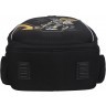 Рюкзак школьный GRIZZLY RAz-587-15/1 черный - манговый