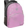 Рюкзак школьный GRIZZLY RG-560-2/3 серый - розовый