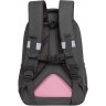 Рюкзак школьный GRIZZLY RG-560-2/3 серый - розовый