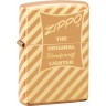 Зажигалка ZIPPO Vintage Box Top с покрытием High Polish Brass, латунь/сталь, золотистая, 38x13x57 мм