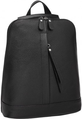 Женский кожаный рюкзак-трансформер Iris Black