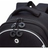 Рюкзак школьный GRIZZLY RAz-587-15/2 черный - фосфорный