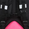 Рюкзак школьный GRIZZLY RG-560-2/4 черный - фуксия