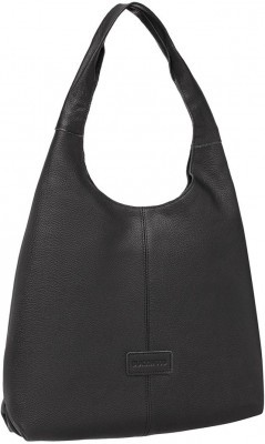 Женская кожаная сумка-хобо Avery Black