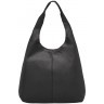 Женская кожаная сумка-хобо Avery Black