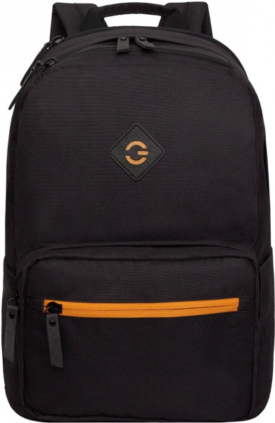 Рюкзак GRIZZLY RQL-512-1/3 черный - манго