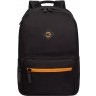 Рюкзак GRIZZLY RQL-512-1/3 черный - манго