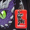 Рюкзак школьный GRIZZLY RAz-587-3/1 черный - фиолетовый
