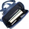 Женский кожаный рюкзак-трансформер Iris Dark Blue