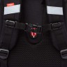 Рюкзак школьный GRIZZLY RAz-587-3/2 черный - серый
