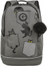 Рюкзак Grizzly школьный с обвесом RG-663-2/4 серый