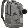 Рюкзак Grizzly школьный с обвесом RG-663-2/4 серый