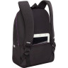 Рюкзак Grizzly с обвесом RD-640-3/2 черный - фиолетовый