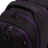 Рюкзак Grizzly с обвесом RD-640-3/2 черный - фиолетовый