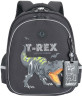 Рюкзак Grizzly школьный с картхолдером на держателе RAz-687-14/2 темно-серый