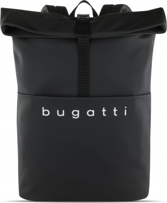 Рюкзак BUGATTI Rina, чёрный, 40х13х47 см, 15 л, 49430001
