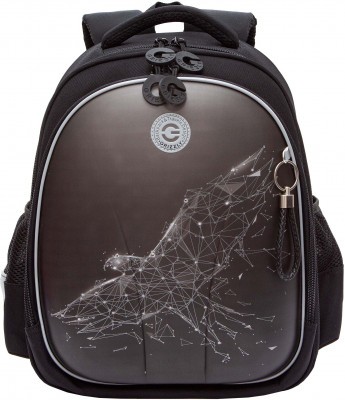Рюкзак школьный GRIZZLY RAz-587-4/1 черный