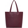 Женская кожаная сумка-шоппер Karen Burgundy