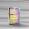 Зажигалка ZIPPO Classic с покрытием Multi Color, латунь/сталь, разноцветная, глянцевая, 38x13x57 мм