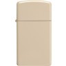 Зажигалка ZIPPO Slim® с покрытием Flat Sand, латунь/сталь, бежевая, матовая, 29x10x60 мм