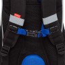 Рюкзак школьный GRIZZLY с мешком RAm-485-3/2 черный - синий