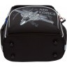 Рюкзак школьный GRIZZLY с мешком RAm-485-3/2 черный - синий
