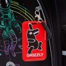Рюкзак школьный GRIZZLY RAz-587-6/1 черный - бирюзовый