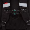 Рюкзак школьный GRIZZLY RAz-587-6/1 черный - бирюзовый