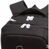 Рюкзак школьный RG-366-1/2 черный - белый