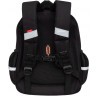 Рюкзак школьный GRIZZLY RAz-587-8/1 черный - терракотовый
