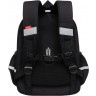 Рюкзак школьный GRIZZLY RAz-587-8/2 черный - серый