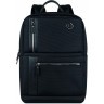 Рюкзак мужской BUGATTI Nero 16'', чёрный, нейлон 1680D/кожа, 29,5х14х44 см, 49640001