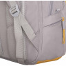 Рюкзак Grizzly RU-633-1/4 серый-желтый