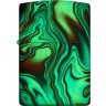 Зажигалка ZIPPO Swirl с покрытием Glow In The Dark Green, латунь/сталь, разноцветная, 38x13x57 мм