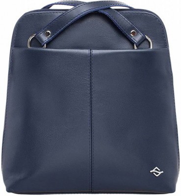 Кожаный женский рюкзак-трансформер Eden Dark Blue