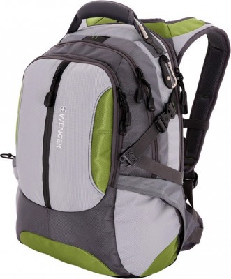 Рюкзак для города WENGER, 15", зелёный/серый 15914415