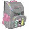 Рюкзак школьный GRIZZLY с мешком RAm-584-2/1 серый